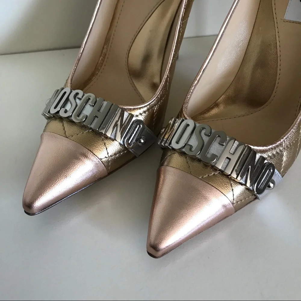 New Moschino Quilted Pumps